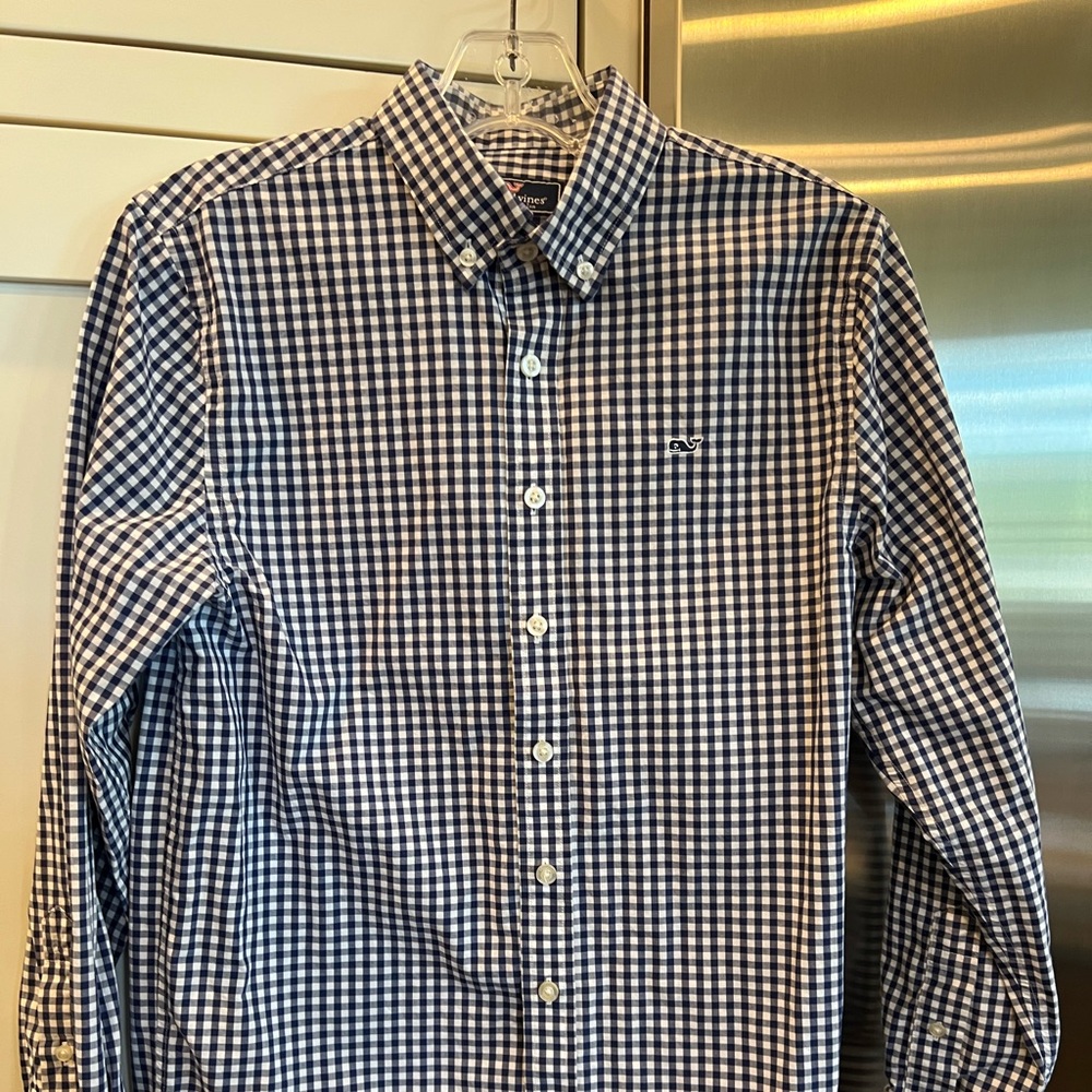 Vineyard Vines gingham button down shirt